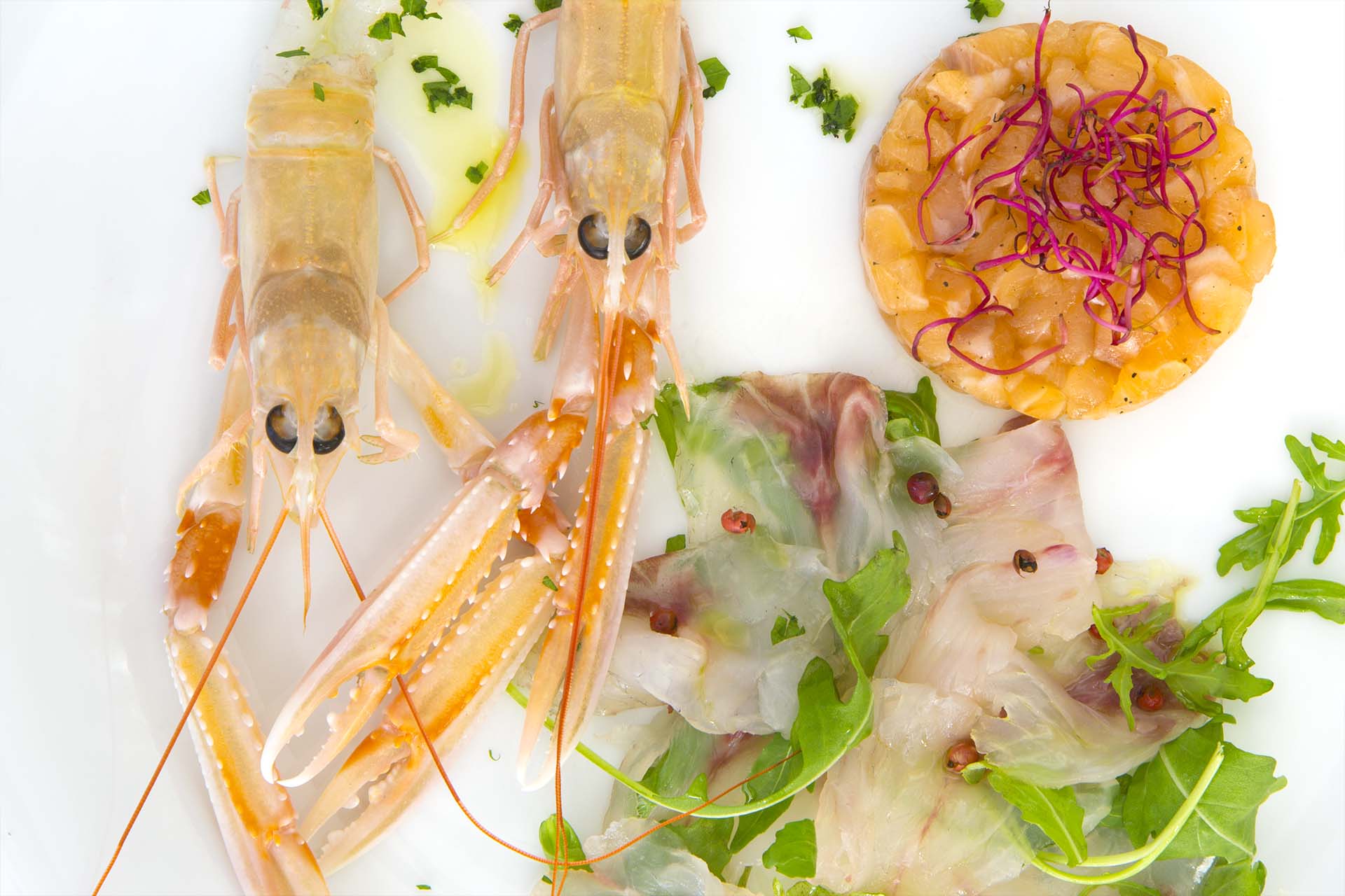 tris di crudo
